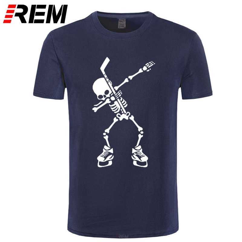 

Hockeyer Skeleton Dabbing Halloween Dab Dance T-Shirt Men Fashion T Shirts Top Tee Cotton Plus Size 210629, Black yellow