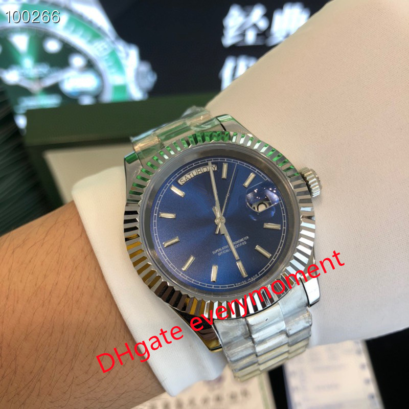 

2021 new fashion hot selling automatic mechanical watch 228238 228239 228235 BP factory produces 2813 Asian movement 40mm men's watches 904L steel case--2, Silver