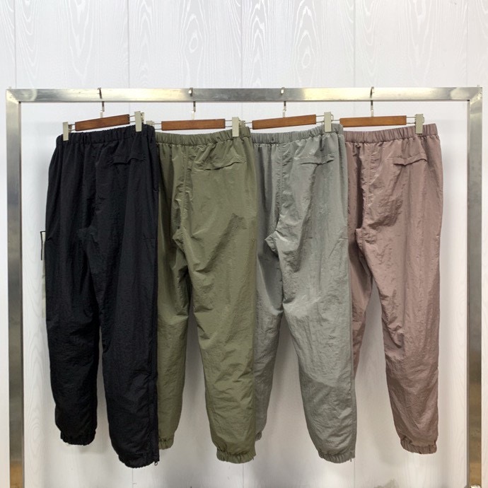 

topstoney pants 2020ss konng gonng Spring and Autumn Ne Plush mens jumpers Famous brand winter trousers jogger001, Black