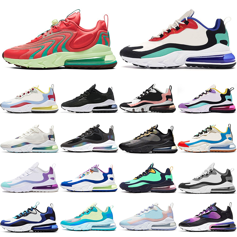 nouvelles chaussures de course classiques réagissent 270 hommes femmes BAUHAUS Camo Blanchi Corail crépuscule violet Pâques Electro gris vert Hyp