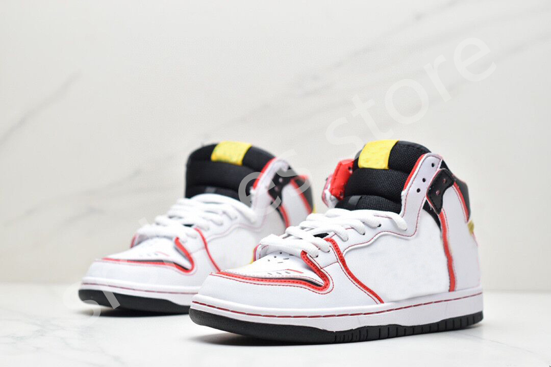 

Authentic SB D High Pro QS Gundam Running Shoes Projrct Unicorn-RX-0 Banshee Norn Men Women Outdoor Sneaker size 36-45 outdoor sports trainers, Not for shoes