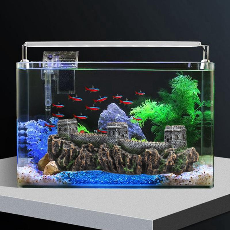 

Decorations Creative Aquarium Ornaments Artificial Landscaping Accessories For Fish Tank Decoration Background Resin Statue Decor