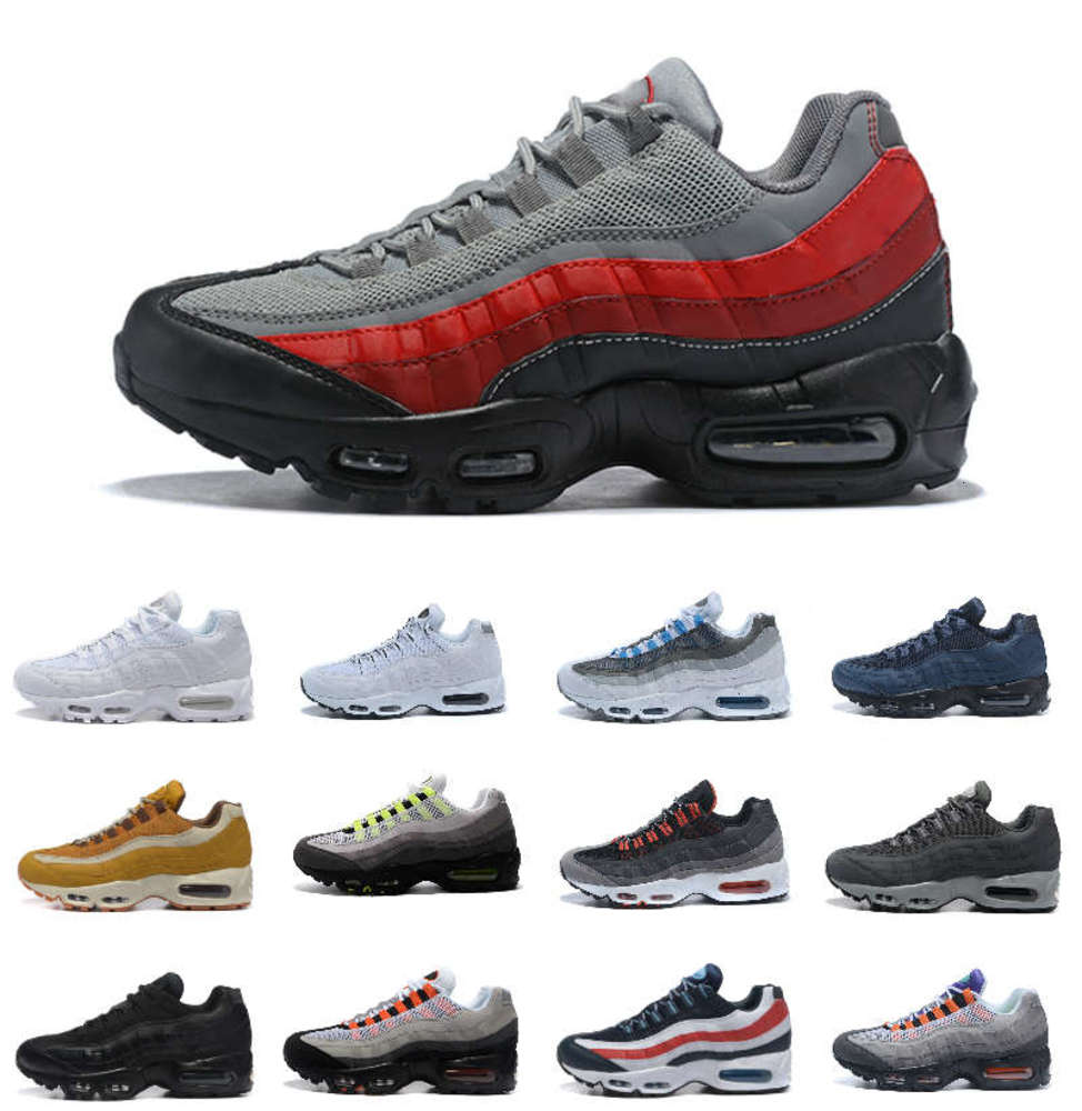 

Discount Ultra 95 OG X 20th Anniversary Men Running Sports Shoes 95s Trainer Air Black Sole Grey Blue High Quality Chaussures Tennis Shoe, A-t014