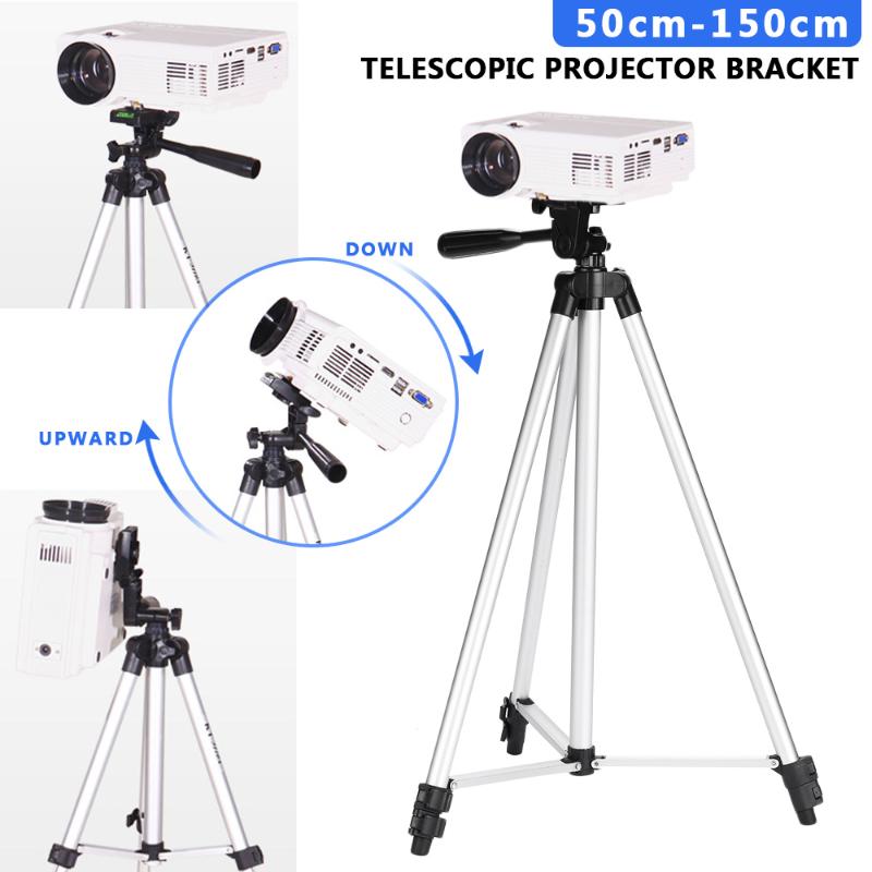 

50cm-150cm Adjustable 360 Rotate Projector Tripod Stand Bracket DVD Player Floor Holder Laptop Speaker For CP600 Tripods