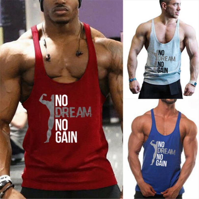 

sell men gym muscle mens bodybuilding sleeveless shirt sporttank singlet fitness sport print vest black, White;black