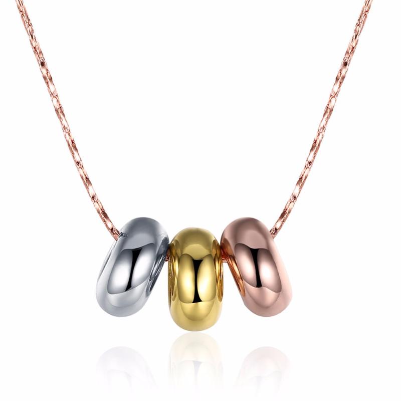 

Rose Gold Color Statement Long Necklaces & Pendants Jewelry Love Vintage Choker Steampunk Jewellery 3 Charm Wholesale Pendant