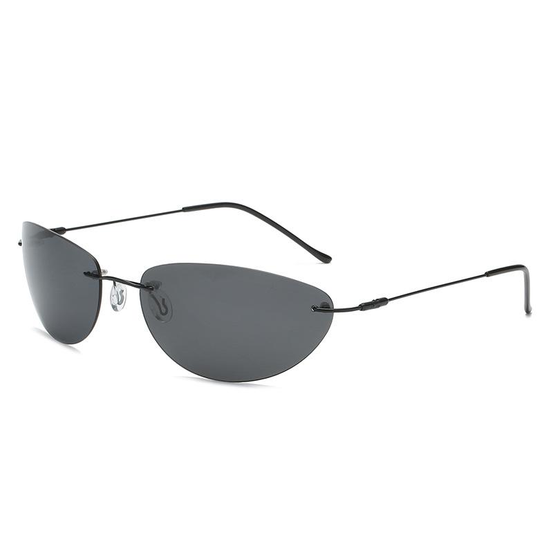 

Sunglasses Rimless Polarized Trend Driving Matrix Driver Mirror