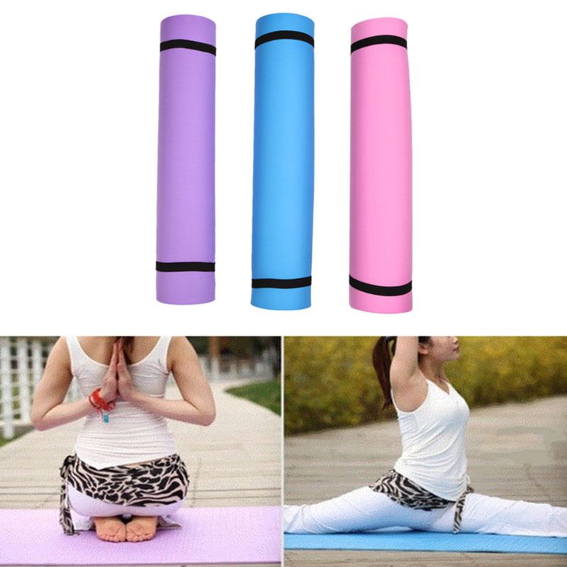 

Hot selling Durable 4mm Thickness Yoga Mat Non-slip Exercise Pad Health Lose Weight Fitness Online shopping