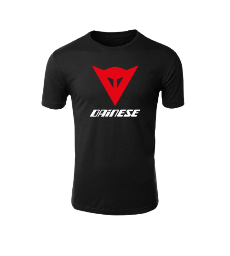 

Season Men's tee T-shirt Short Sleeve o Neck Dainese Printed, White;black