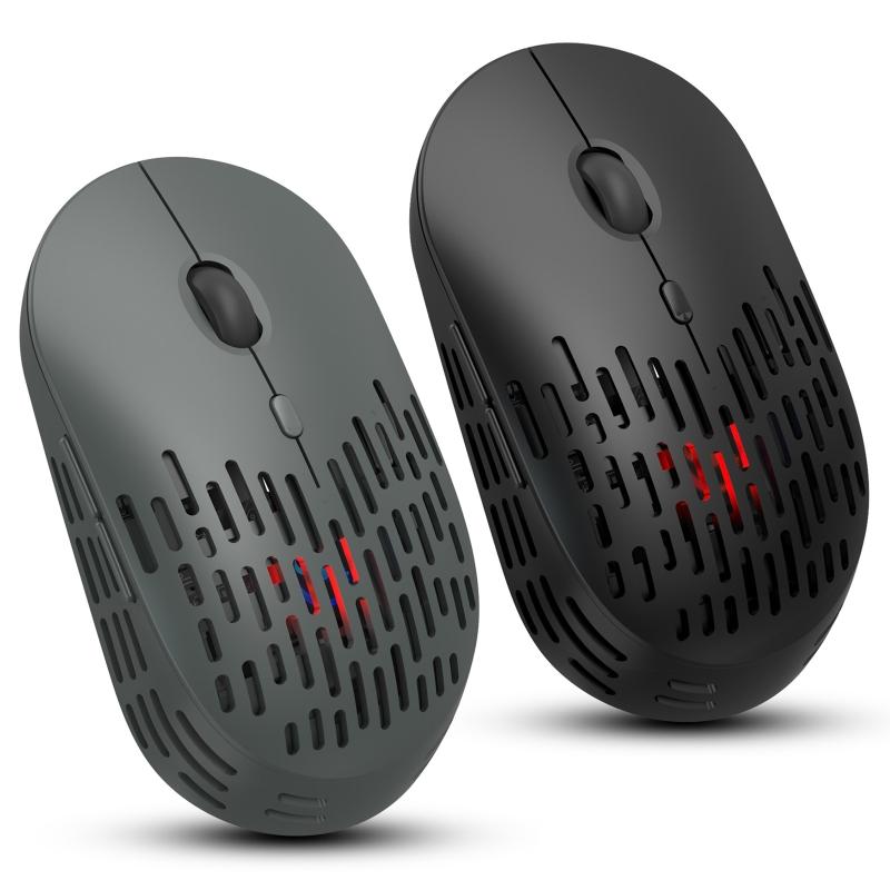 Mice T38 Hollow Honeycomb 2.4GHz Wireless Gaming Mouse 1600 DPI RGB Light 4 Buttons Rechargeable Optical-image-715296464