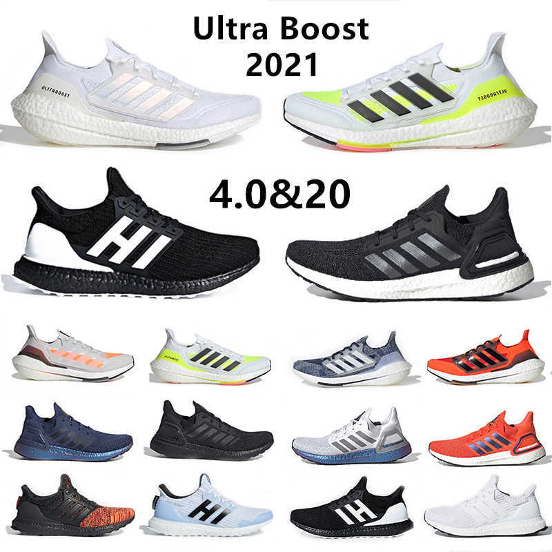 

ultra boost 2021 Solar Yellow mens running shoes ultraboost 20 core triple cloud white red 4.0 Grey volt Sashiko men women trainers sports, Black