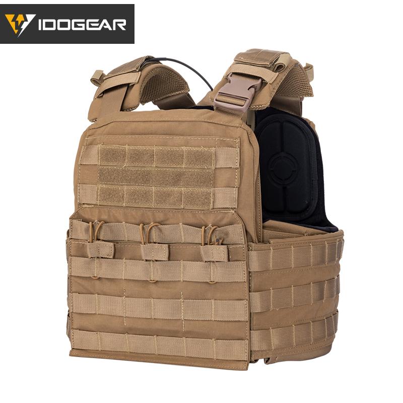 

Hunting Jackets IDOGEAR Molle Cherry Plate Carrier Tactical CPC Vest Military Army Body Armor Combat Genuine Black Brown 3313