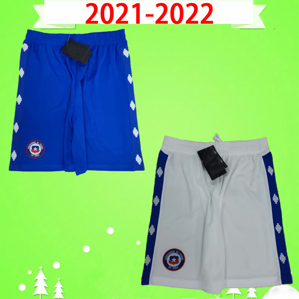 

2021 2022 Chile Soccer shorts ALEXIS VIDAL VALDIVIA MEDEL PINILLA VARGAS 21 22 country team Football pants Copa America home away blue white