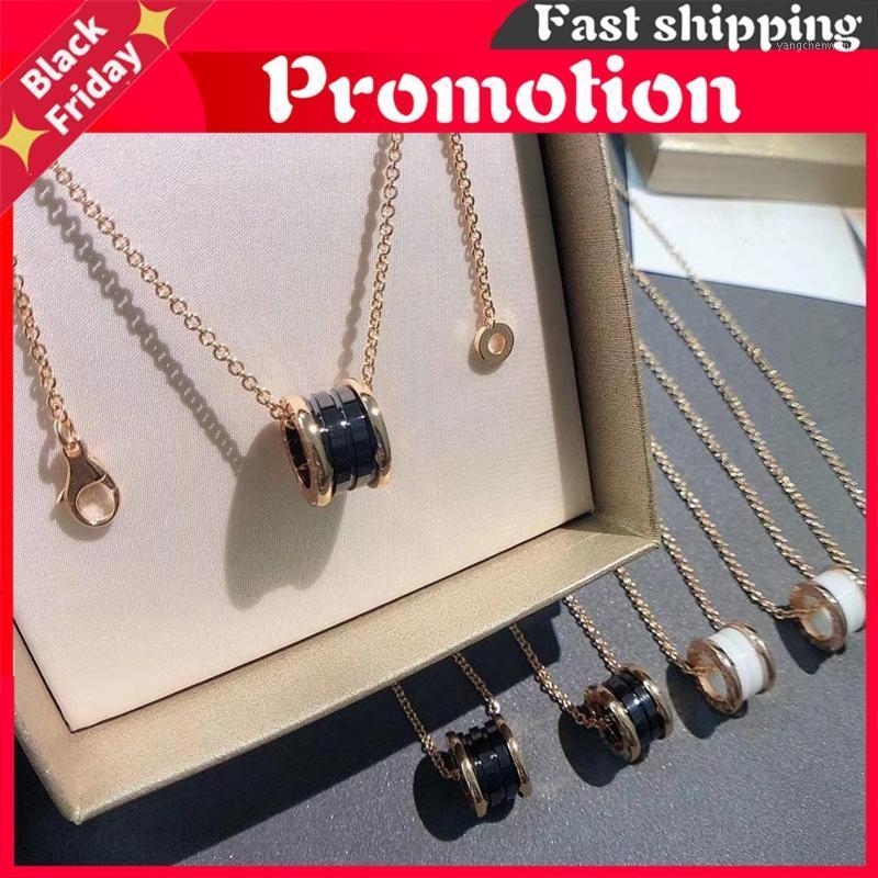 

Chains Original Brand Necklace Fashion Thin Waist Ceramic Female Spring Luxury Jewelry Christmas Gift