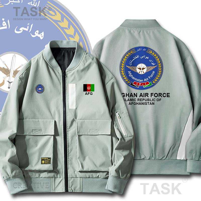 

Military Army Jackets Air Force Afghanistan Afghan AFG Islam Men Flight Pilot Air Force Coats Tooling clothes baseball jacket H0913, 612-lightblue-01