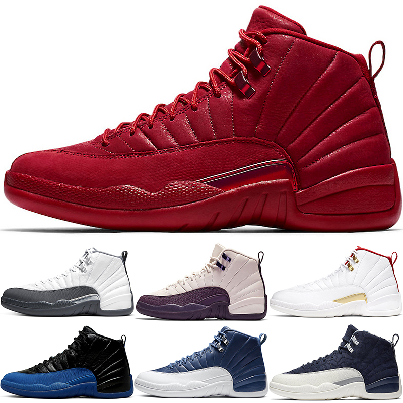 

men basketball shoes 12 12s mens Bulls Dark Grey FIBA Game Royal Indigo International Flight Michigan Reptile Reverse Taxi Twist sneakers us 13