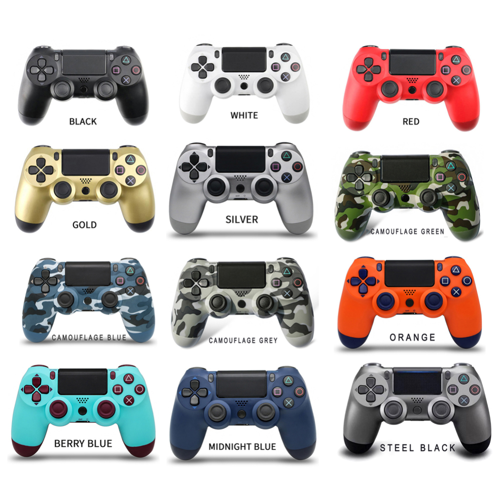 

PS4 Controller Bluetooth Dual Vibration Shockable Gamepad Wireless Joystick For Games ConsoL Controle Not Logo PS3