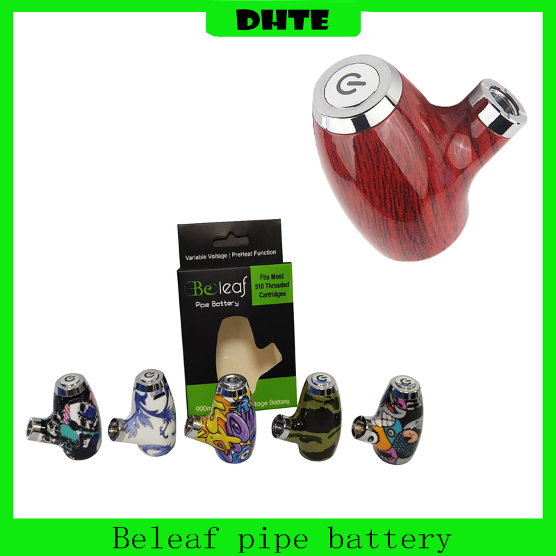 

Original Beleaf PIPE battery Smart Cartridge Adjustable 900mAh Preheating VV Vairable Voltage 510 Thread E free postage