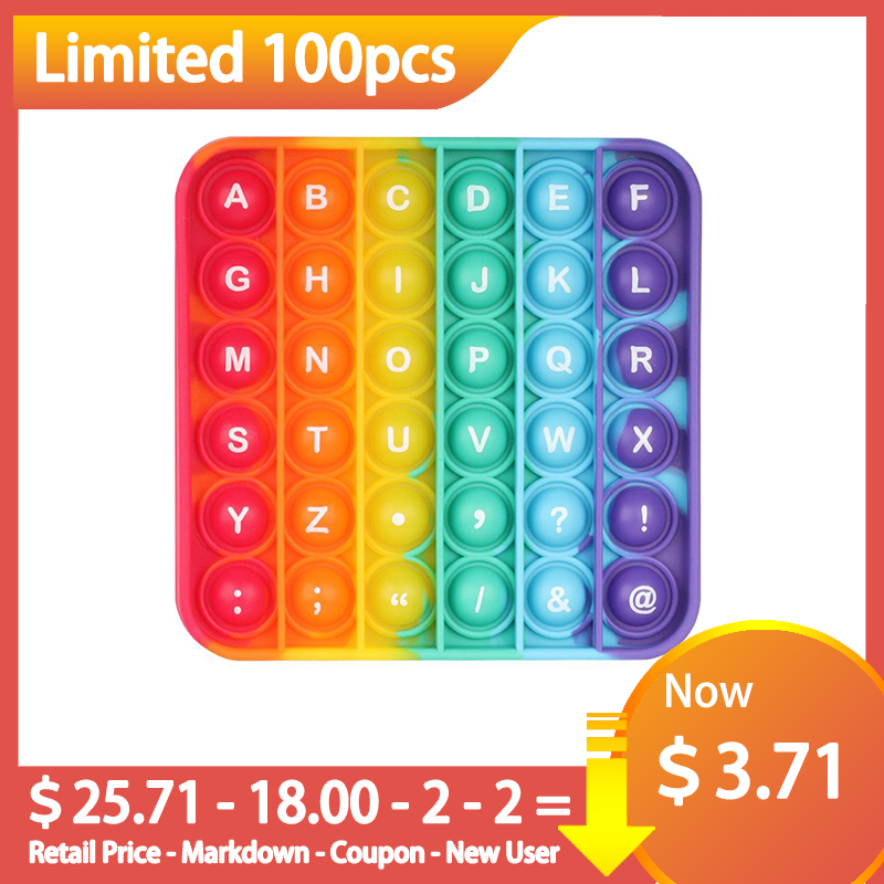 

Adult Children'S Toy Games Push Bubble Fingertips Sensory Toys For Autism With Special Needs To Relieve Stress