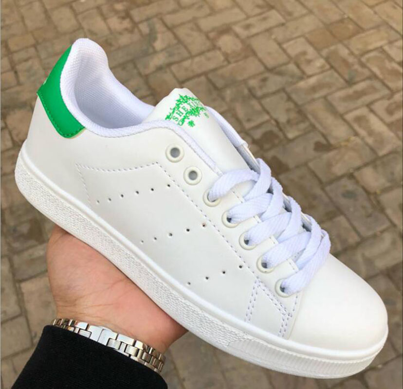 

2021 Hot SELL Fashion mens Casual shoes Superstar smith stan Female Flat Shoes Women Zapatillas Deportivas Mujer Lovers Sapatos Femininos for men, White pink
