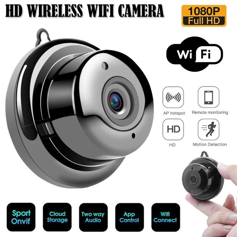

360 Degree V380 WiFi 1080P Camera Wireless CCTV Infrared Night Vision Motion Detectection 1.44mm CS Fisheys Lens No Blind IP Cameras