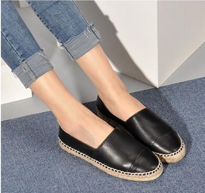 

Sales Factory Fast Delivery Fashion Women Espadrilles Casual Shoes Flats Real Genuine Leather Loafers Slip-On Platform Ladies Dress Shoe Big Discount Size 34-42