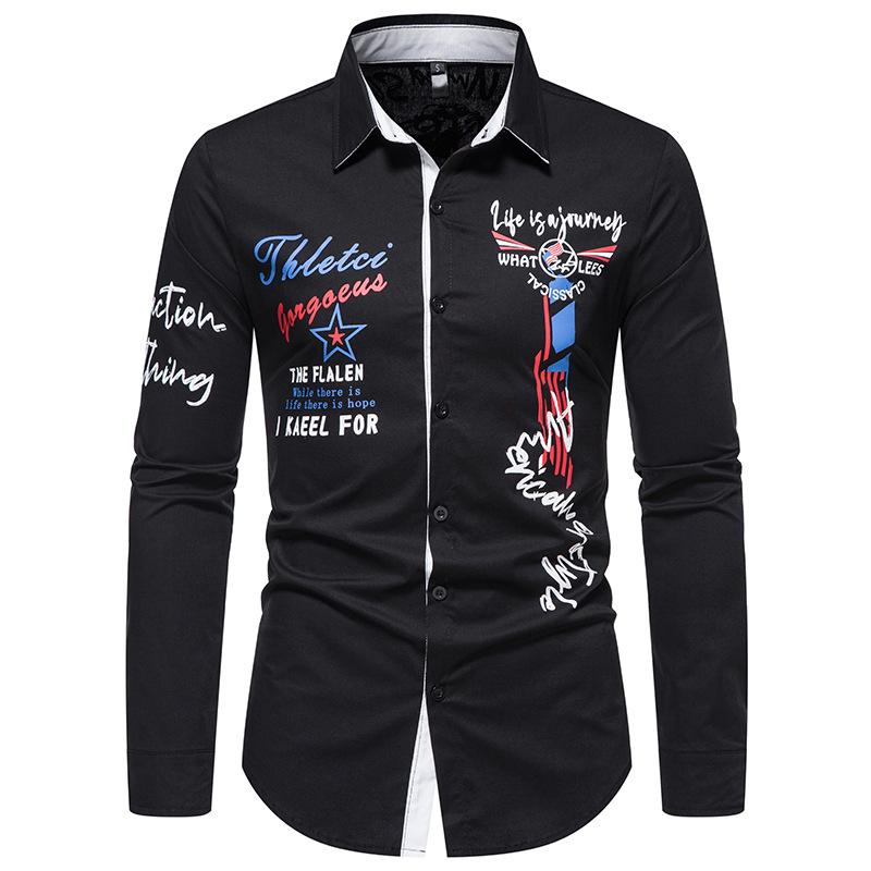 

Men's Casual Shirts Classic Black Western Cowboy Shirt Men 2022 Brand Slim Fit Long Sleeve Mens Dress Streetwear Clothing Chemise XXL, Gray