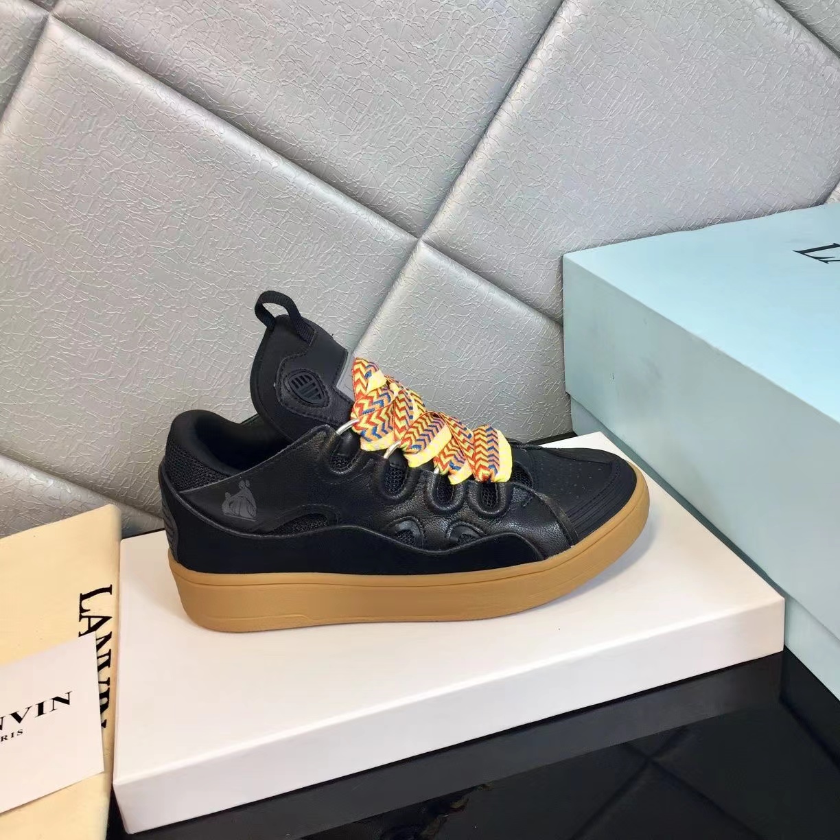 

luxury Sneakers Shoes Designer Sneaker Boots Brand Bumpr Retro Men Women Lanvins Casual Shoes Size:35-44, Box