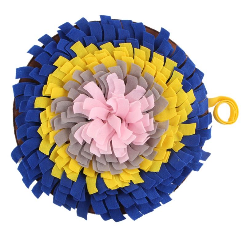 

Dog Pet Snuffle Mat Washable Training Blanket Dogs Smelling IQ Pressure Releasing Nose Work Toy Kennels & Pens