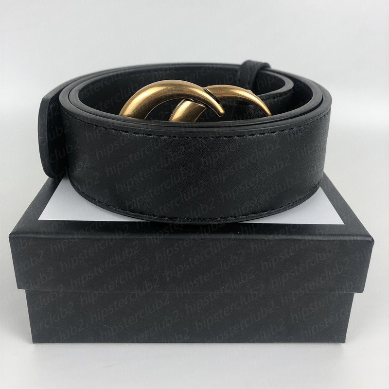 

High quality fashion Women Belt Womens Men Designers Belts Genuine Leather black Gold silver bronze buckle waistband width 3.8cm with box