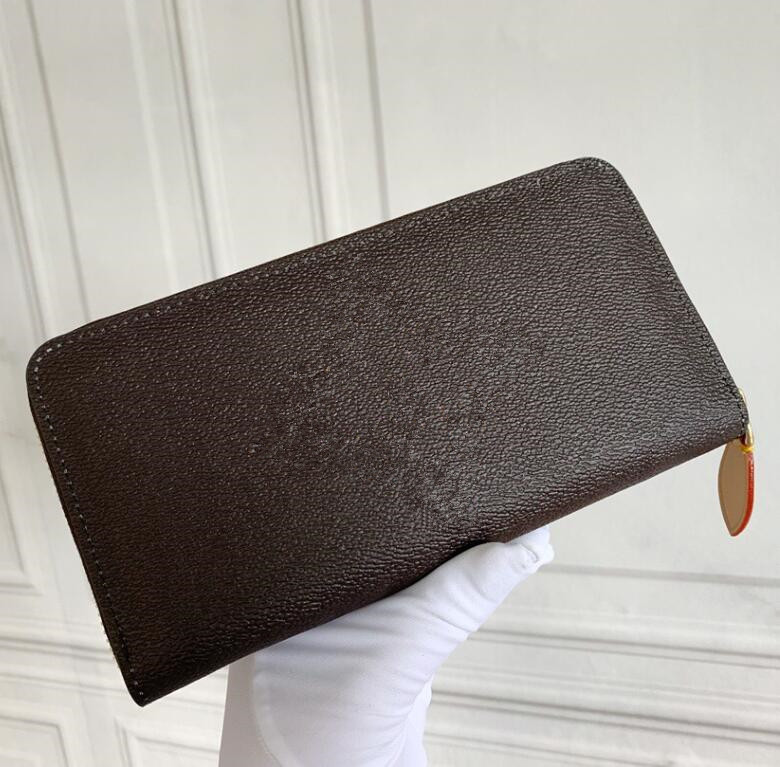 

Wholesale High quality fashion wallet single zipper designer men women leather wallets lady ladies long purse Pochette Voyage, Red;black