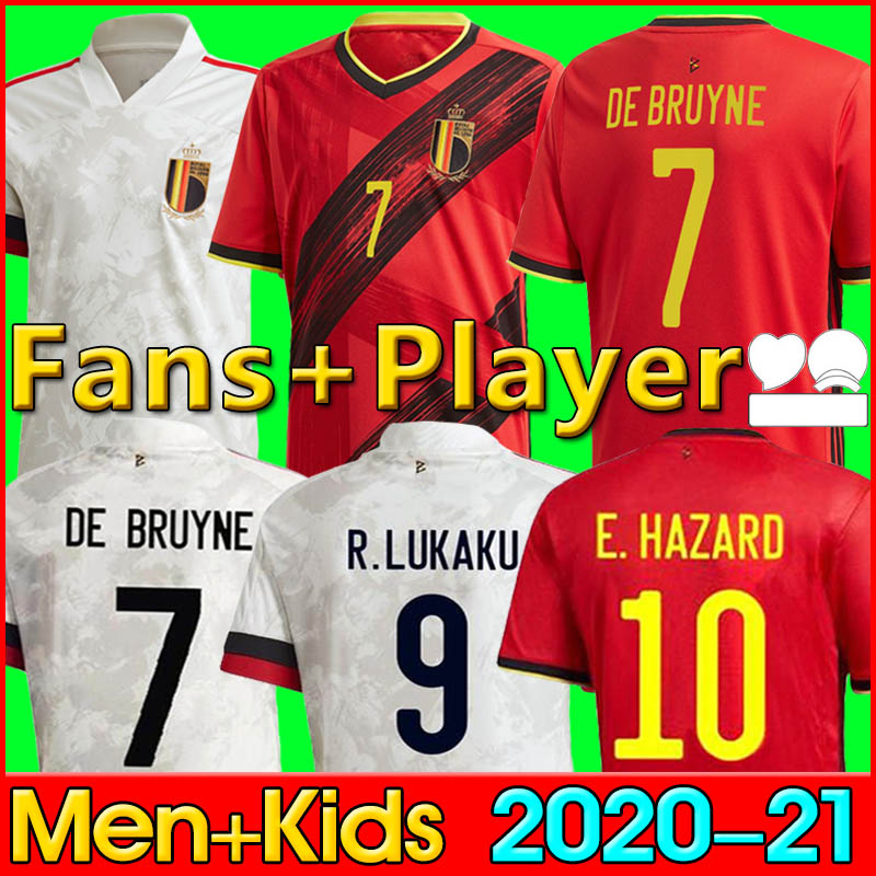 

2021 Belgium soccer jerseys De Bruyne LUKAKU 20 21 22 football shirt HAZARD BATSHUAYI Camiseta futbol KOMPANY DEMBELE maillot man kids kit F, Black;yellow