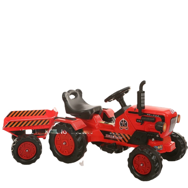

Children Go Karts Suit For 2-6 ages, Kids Tractor with Trailer, Kids Pedal Go-karts