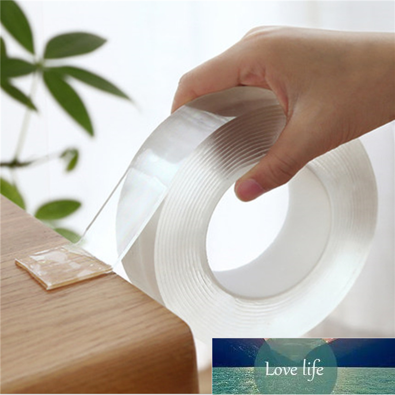 

1M/2M/3M Nano MagicTape Transparent No Trace Reusable Waterproof Adhesive Tape Cleanable double-sided tape