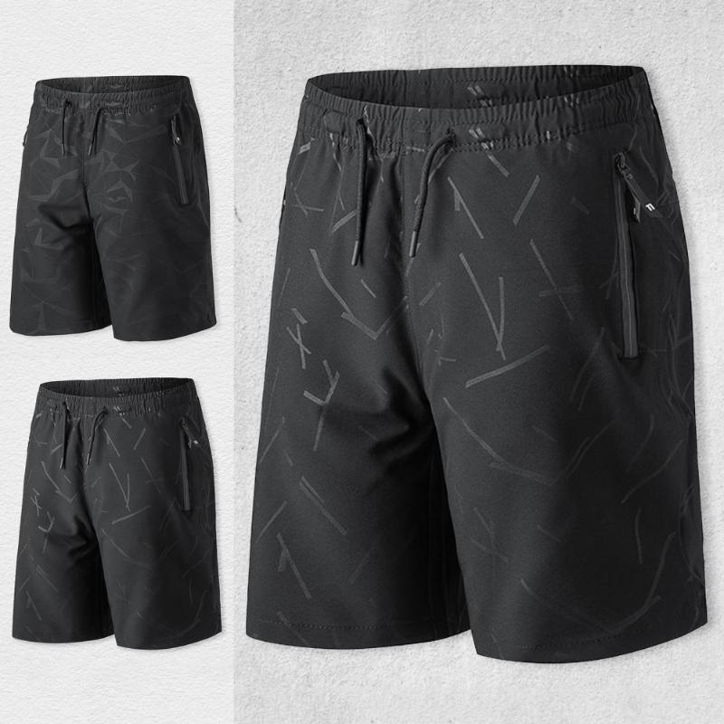 

Men's Shorts Daily Sports Trendy Breathable Men Casual Beach Workout Pants, White;black