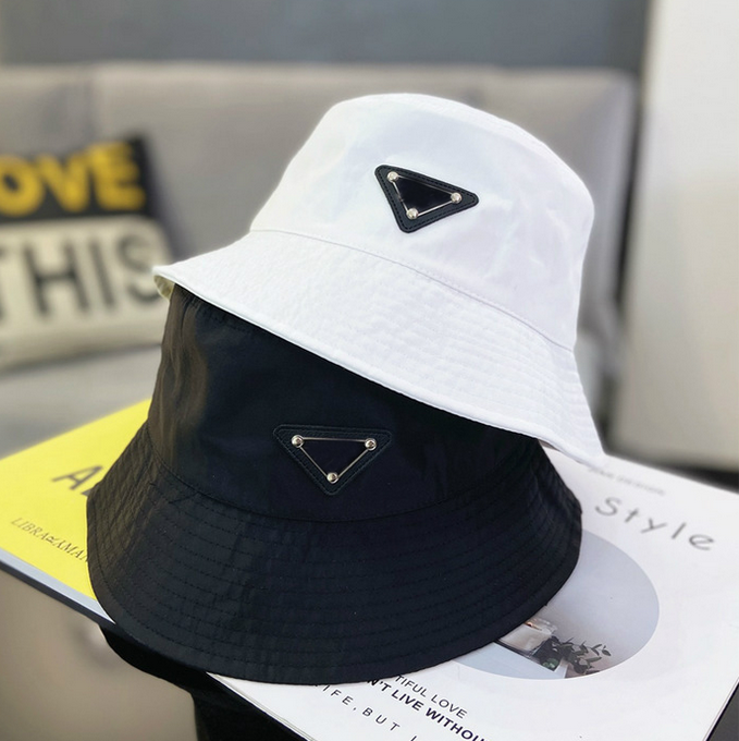 

P Letters Grid plaid Bucket Hat Baseball Caps Beanie Cap for Men Womens Casquette 4 Seasons Man Woman England fisherman Hats High Quality