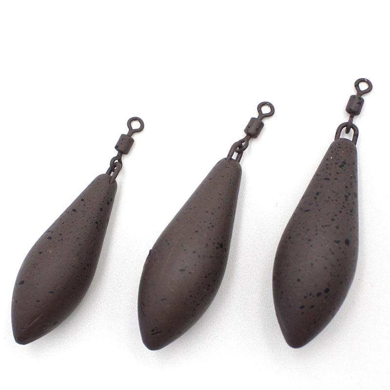 

1pcs Carp Fishing Equipment Distance Casting Swivel Leads 56/70/85g Sinking Quickly Tackle Lead Weight Accessories
