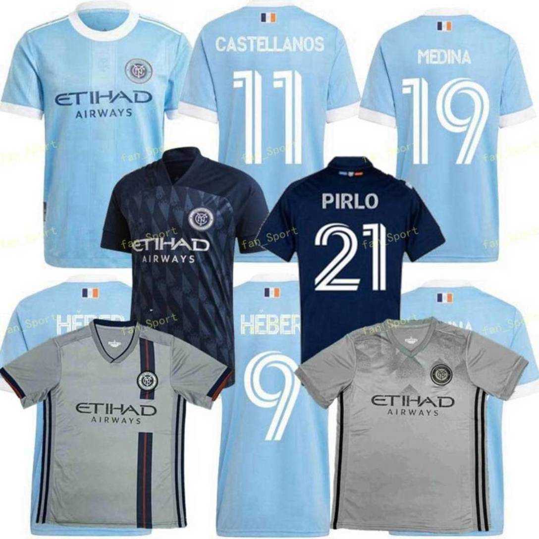 

Player Version New York City soccer jersey NYCFC Moralez MLS 2021 2022 PIRLO Castellanos Sands football shirts Black Players For Change Black Out Limited Edition, Adult grey2