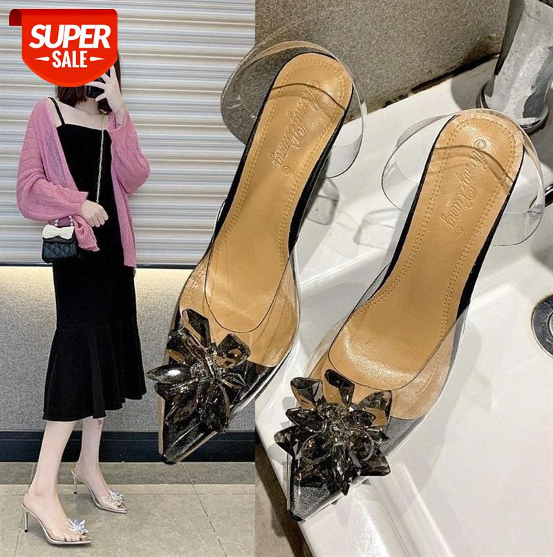 

heels women shoes women's large size 41-43 fish mouth Europe and America #iy0b, Black