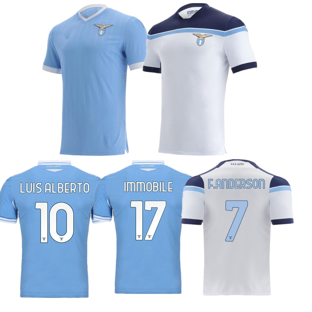 

21 22 SS Lazio Soccer Jerseys IMMOBILE 2021 2022 F. ANDERSON F. CAICEDO SERGEJ LUIS ALBERTO Football Shirt CORREA LAZZARI MARUSIC MURIQI Jersey