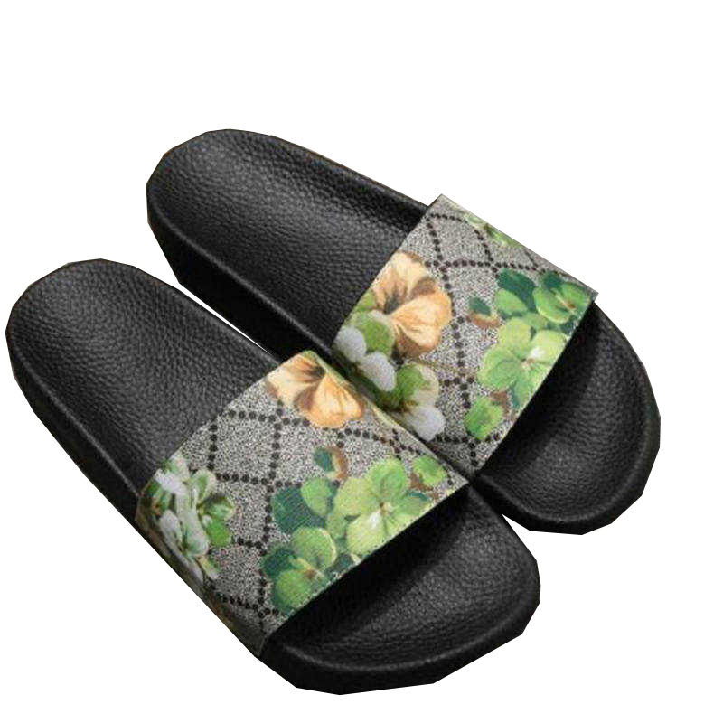 

Rubber Platform Slippers Sandals Shoes Floral Printed Mens Womens Flip Flops Slipper Summer Women Sandal Slides With Box