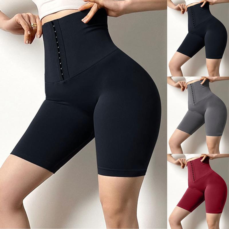 

Women' Leggings 2021 Tummy Control Slimming Booty Sexy Leggins Femme Workout Running Short Button Legging Pantalones De Mujer, Rd