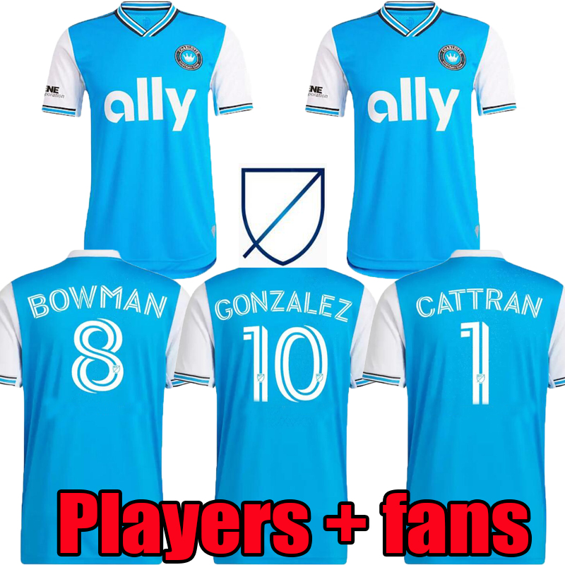 

FANS + PLAYER VERSION 2022 2023 Charlotte FC Soccer Jersey Home Blue MLS 22 23 Adults Men Football Shirt Uniform ADAM ARMOUR BRANDT BRONICO ALCIVAR CORUJO FUCHS McGREE