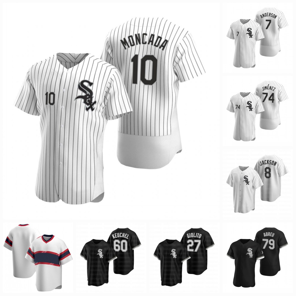 

Yasmani Grandal Big & Tall Jersey Jose Abreu Eloy Jimenez Yoan Moncada Tim Anderson Bo Jackson Matt Davidson Yolmer Sanchez Avisail Garcia Frazier, White 2 cool base mens s-6xl