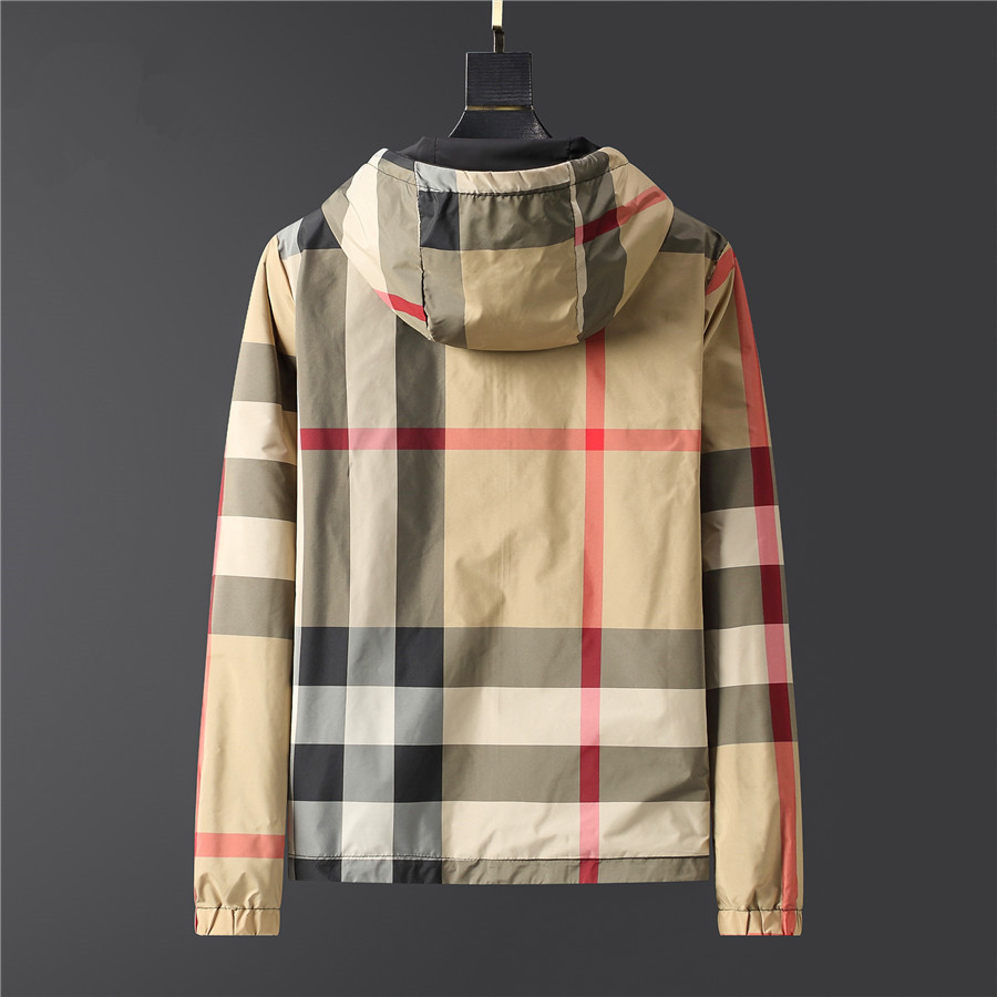 

21SS men designer jacket luxury luminous double-sided material printing clothes hooded long-sleeved tops men's and women's authentic tags, Beige