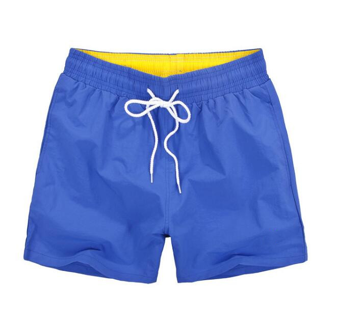 

20SS men Classic Summer polo Board Shorts embroidery Beach surf Pants swim swimming trunks, Yellow