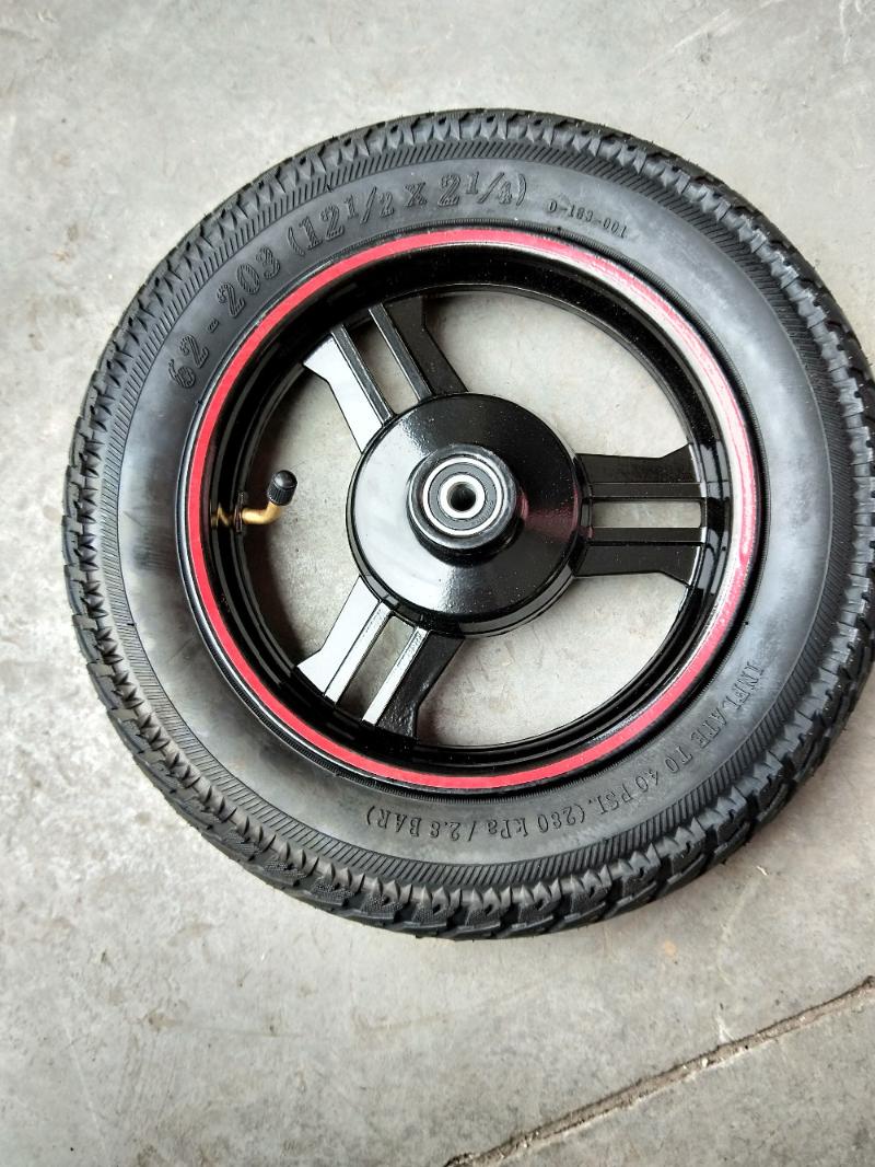 

Motorcycle Wheels & Tires 12 1/2x2 1/4 Tire Inch Wheel Hub Rim Electric Scooter Folding Bicycle Inner Tube Outer Explosion-proof