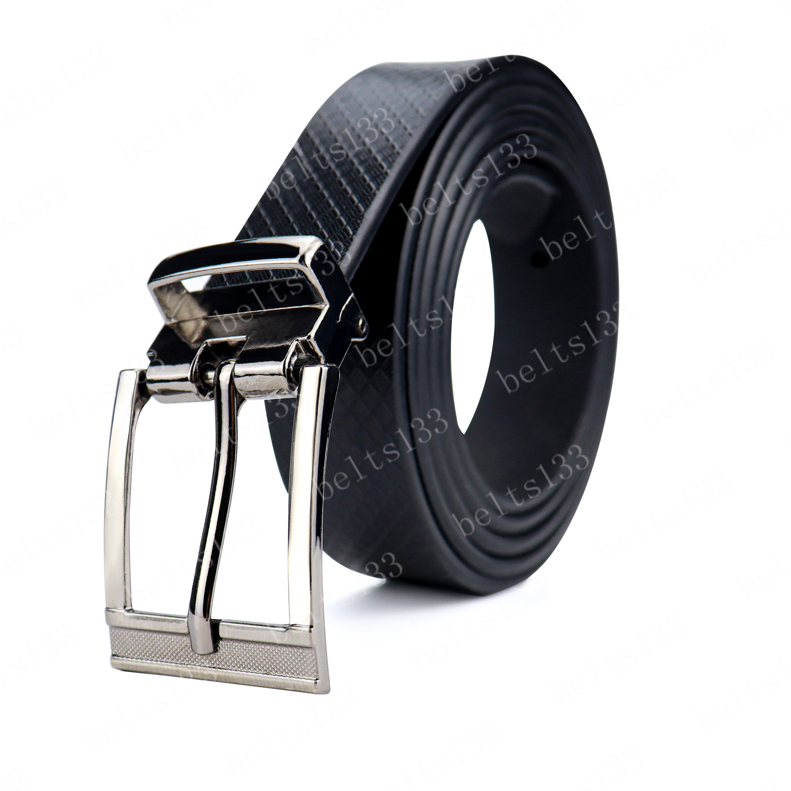 

HBP Belts Mens Belt Fashion Belts Men Leather Sliver Women Gold Buckle Womens Classic Casual with white Box canvas #PHA05, Black