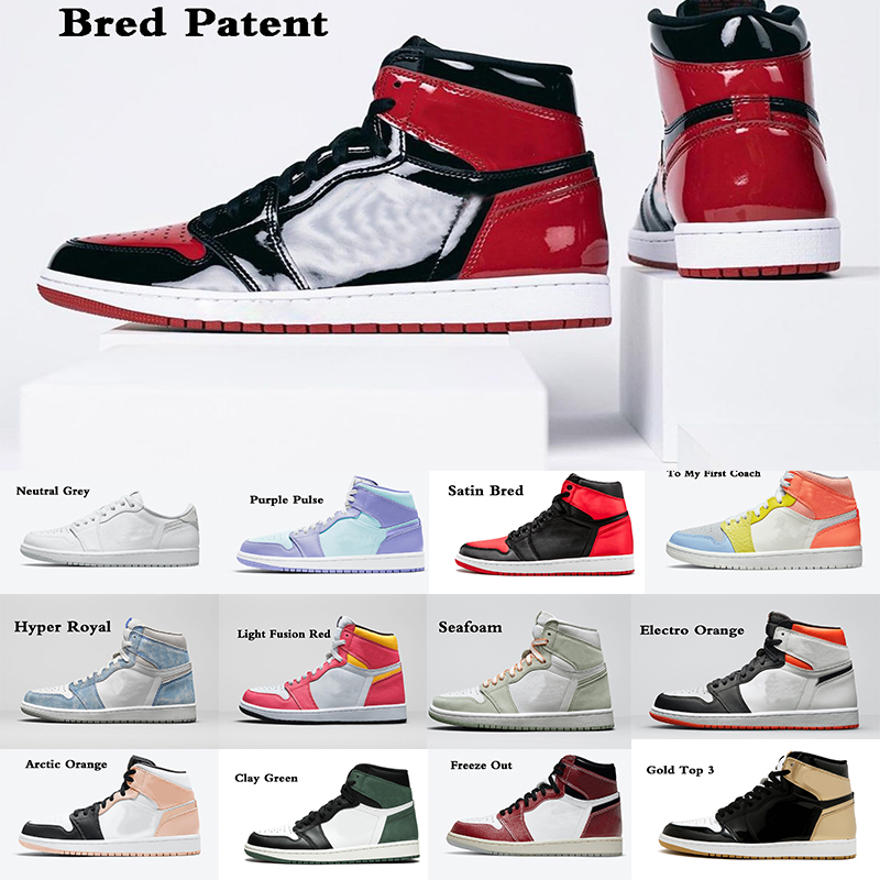 

1 1s High Purple Pulse panda Mens Basketball Shoes Freeze Out To My First Coach Shadow UNC Prototype Chicago Seafoam Gold Top 3 women trainers Sneakers