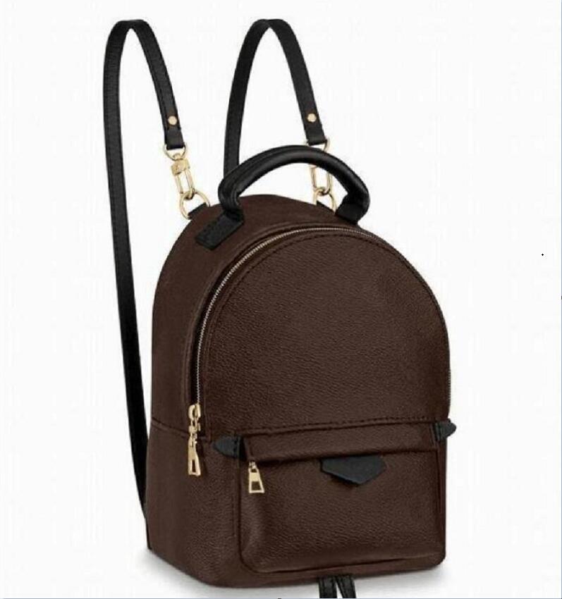 

Designers Backpack Fashion Womens Leather Letters Mini Shoulder Cross Body Messenger Bag Luxury Backpacks Travel Bags, 1 brown flowers